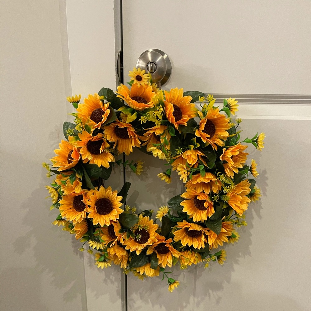 Sunflower Wreath